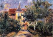 Pierre Renoir Renoir's House at Essoyes oil painting reproduction
